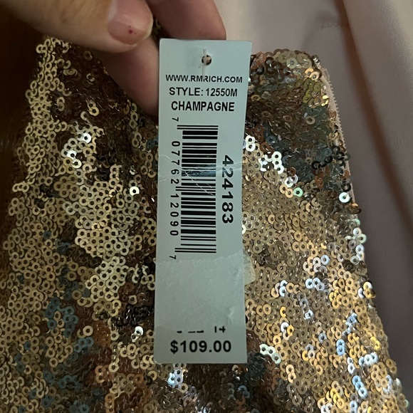 Sequin Dress - Champagne gold - Picture 4 of 5